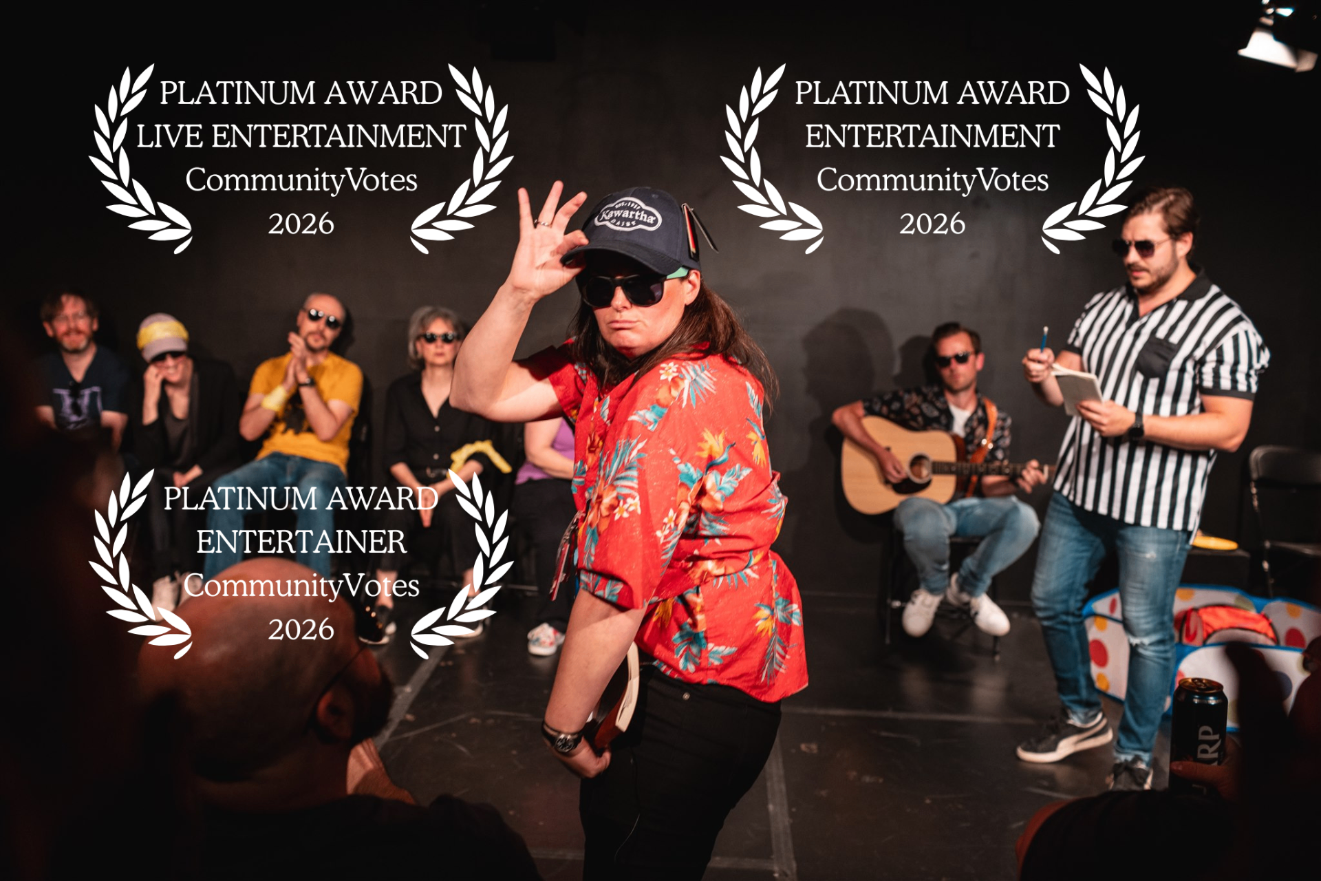 Award-winning improv troupe β Platinum CommunityVotes 2026